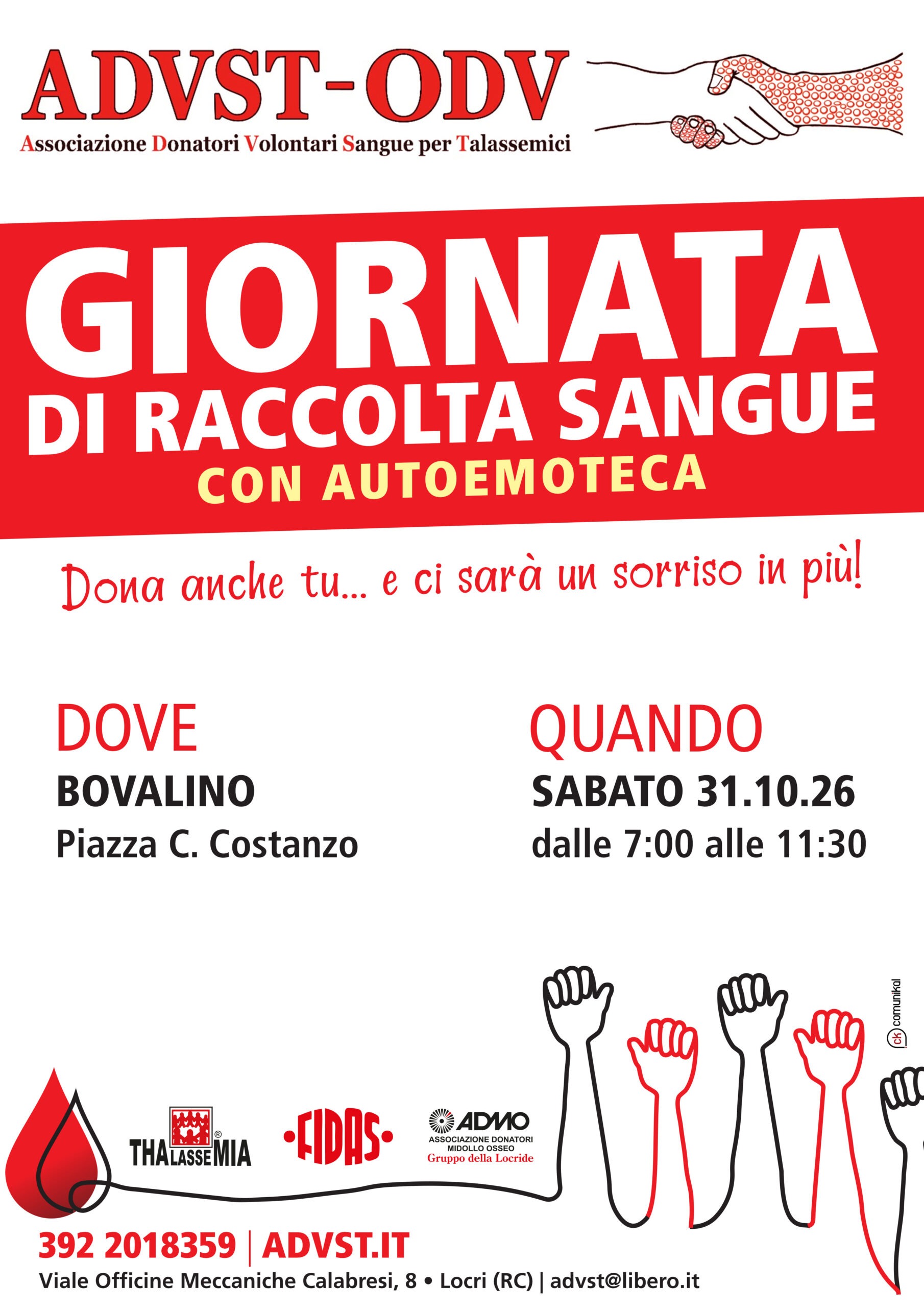 L’Autoemoteca ADVST-ODV a Bovalino
